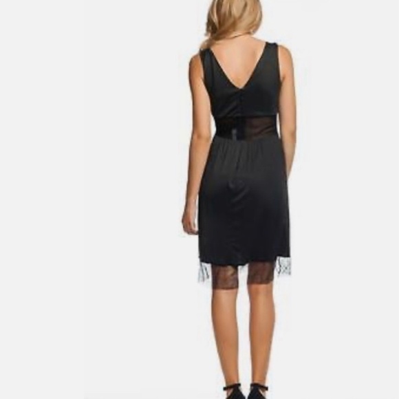 BCBG Maxazria Minette Dress Black Lace Sleeveless Medium - Picture 5 of 16